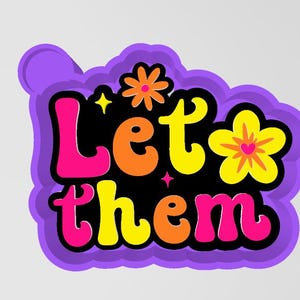 Let Them Car Freshie Silicone mold, Molds for Freshies, Aroma Beads Mold, Silicone Freshie Mold, Inspirational