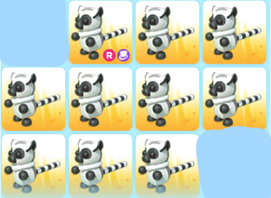 Adopt Me 10x Ring Tailed Lemurs - Etsy