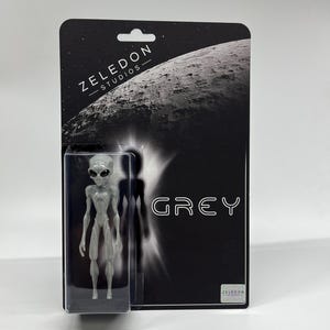 xファイル フィギュア　グレイ型　エイリアン　喫煙エイリアン　レア X files alien figure - Etsy 日本
