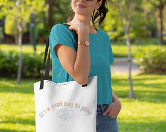Pickleball Tote Bag, tote bag, pickleball bag, pickleball gear, Pickleball gift