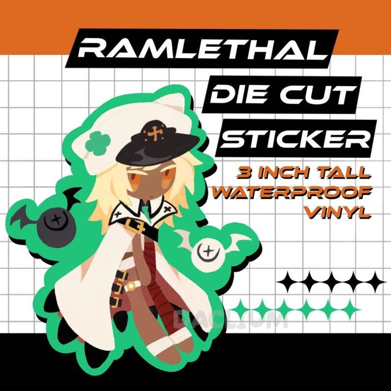 Guilty Gear Strive Ramlethal Sticker - Etsy
