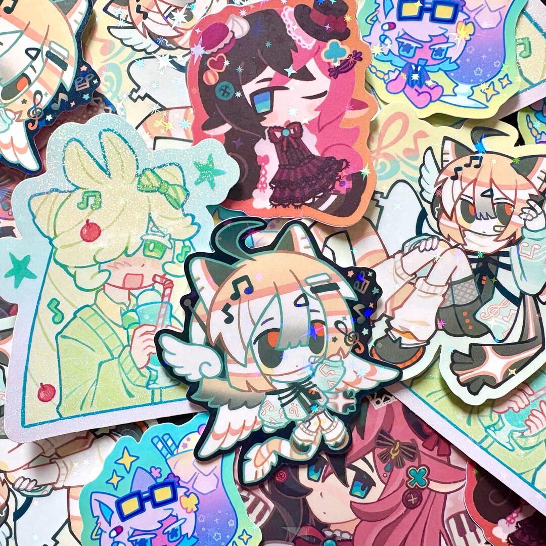 Original Character Stickers - Etsy