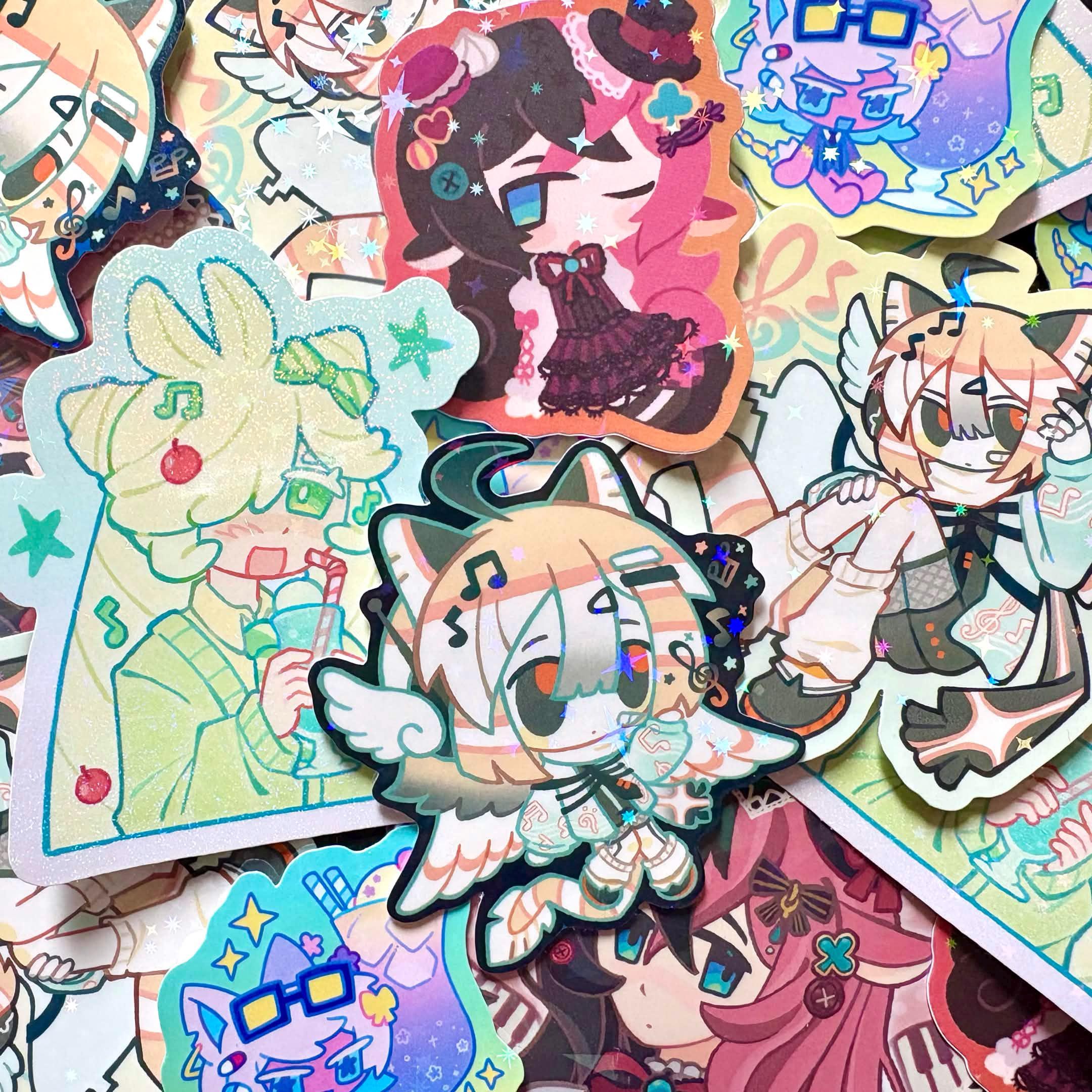Original Character Stickers - Etsy