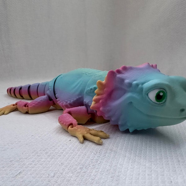 3D Printed Bearded Dragon Display Figurine