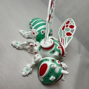 3D Articulating Cyber Bee Decorative Figurine Fidget