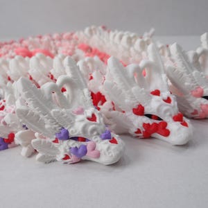 Articulating Adult Heart Dragon – 3D Printed Fantasy Decor with Glow Option