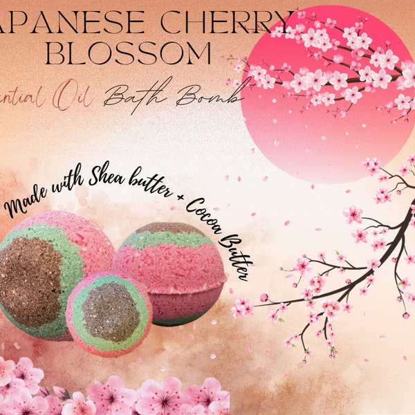 Japanese Cherry Blossom Bath Bomb