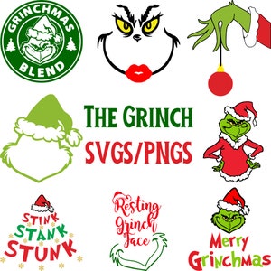 The Grinch SVG/PNG Bundle