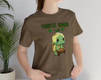 Cute Turtle Gaming T-Shirt Unisex