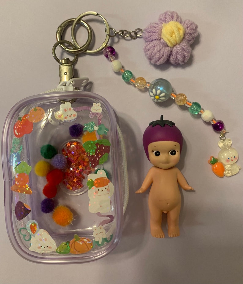 Sonny Angel Eggplant Pouch/keychain Etsy