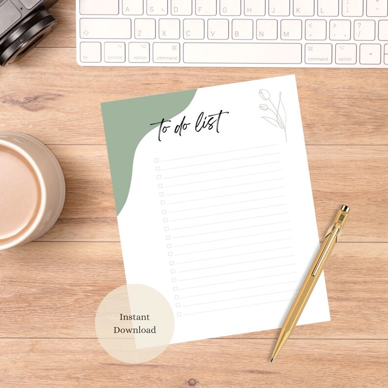 Minimal to Do List Minimalist Printable Task List - Etsy