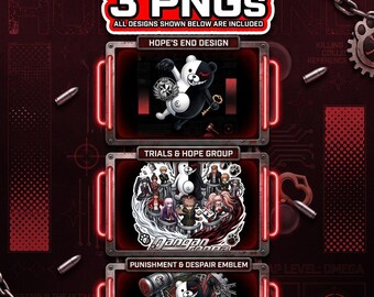 Danganronpa Graphic Designs Pack , Monokuma 3 Pngs , makoto naegi png , kyoko kirigiri execution meme , sprites