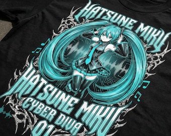 Hatsune Miku PNG, Vocaloid Sticker Graphic (Digital Download)