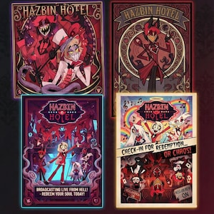 Lucifer hazbin hotel poster - Etsy 日本