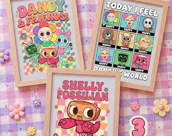Dandys World PNG Pack, Roblox-Inspired Art (Digital Download )