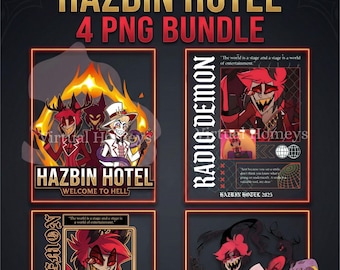 Hazbin Hotel Vox PNG Pack, Shirt Print (Digital Download)