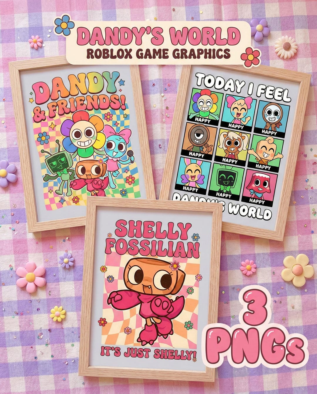 Dandys World PNG Pack, Roblox-inspired Art (digital Download ) - Etsy
