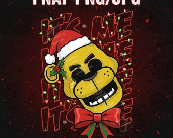 FNAF Christmas Png / Jpg - Five Nights at Freddy's 6 ,  Freddy Fazbear Christmas Fnaf Mask