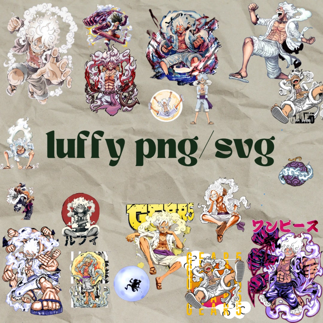 Exclusive Luffy Gear 5 Premium Png Eps Svg Files for 