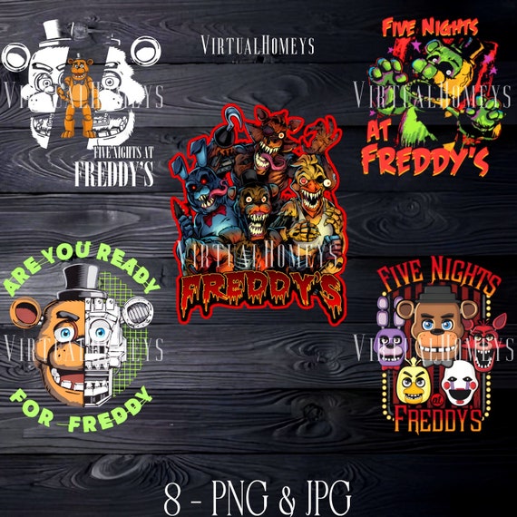 Five Nights at Freddy's PNG & JPG Bundle
