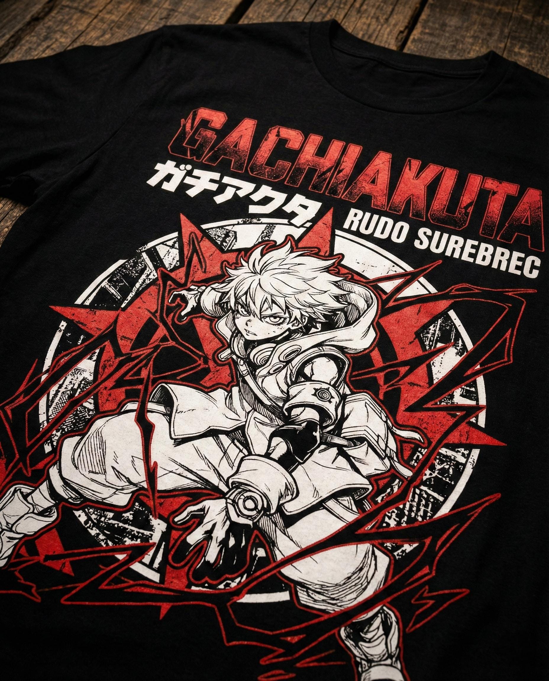 ガチアクタ　ロンＴ　Ｔシャツ　黒　Ｌサイズ　パルコ　展覧会 GACHIAKUTA Beginning Exhibition『DROP』​ | GALLERY X BY PARCO