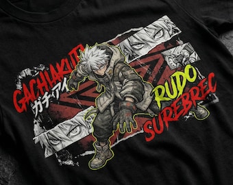 Gachiakuta Rudo PNG Instant Download - streetwear graphic tee , enjin