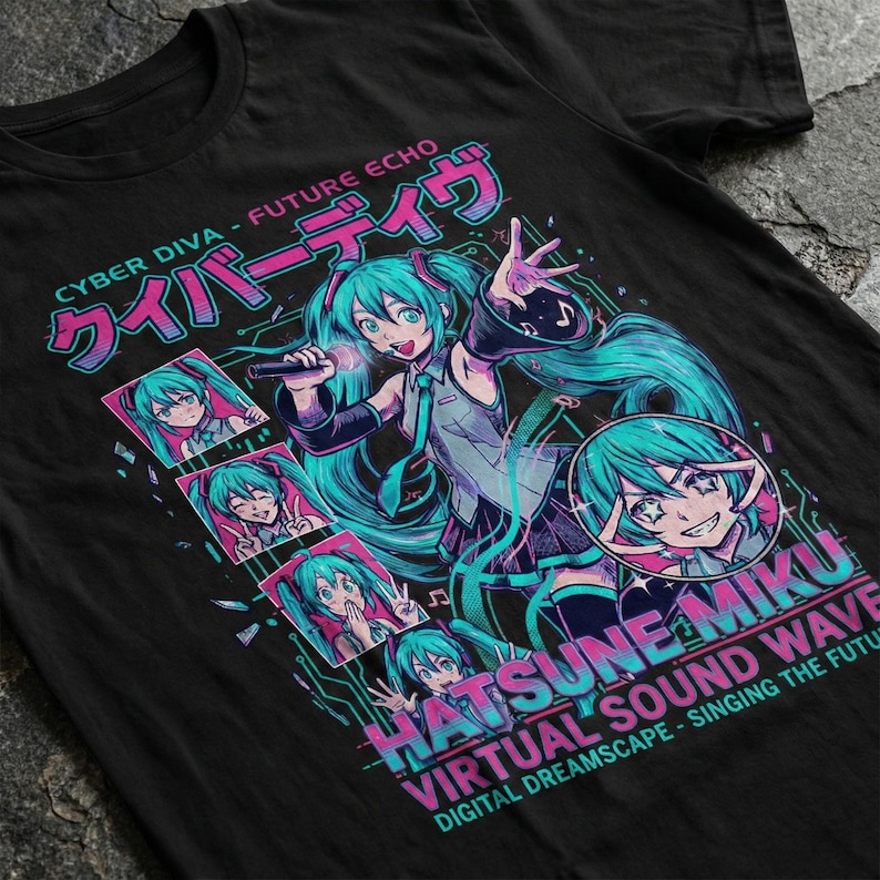 Hatsune Miku PNG, Vocaloid Sticker Graphic (digital Download) - Etsy Canada