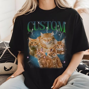 Custom Comfort Colors® Bootleg Rap PET Shirt, Vintage Graphic 90s Tshirt, Custom Your Own Bootleg Your Design, Personalized Pet Tee T-Shirt