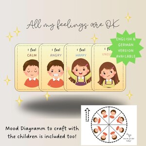 56 carte delle emozioni in INGLESE o TEDESCO