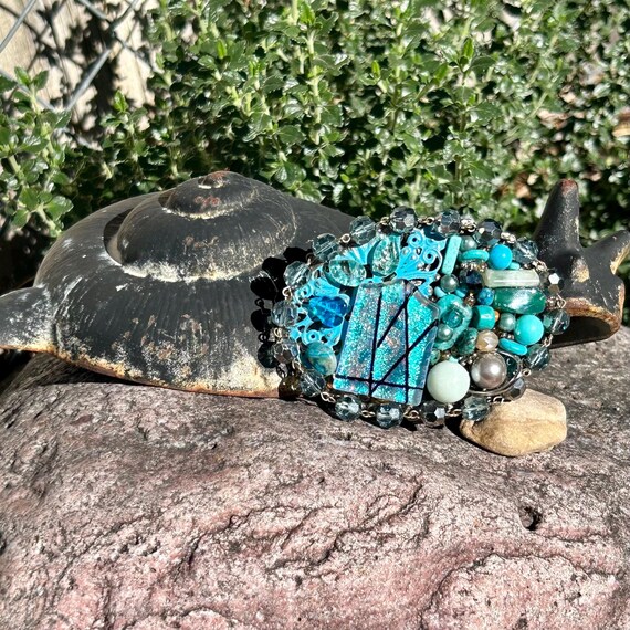 ターコイズブルー、シルバーブルー、装飾ガラスベルトバックル - Etsy 日本