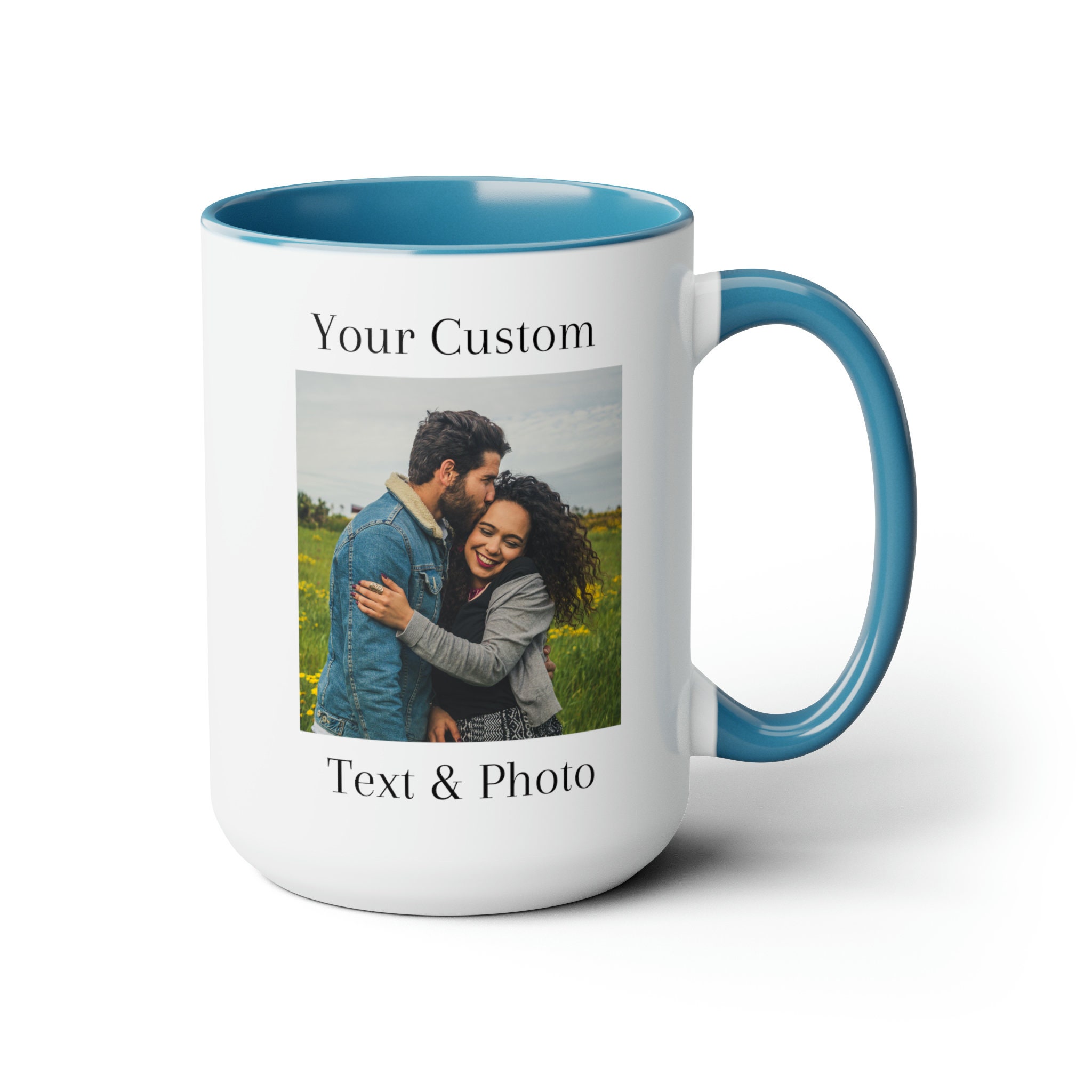 Personalized Photo Coffee Mug, Custom Photo Mug, Personalized ...