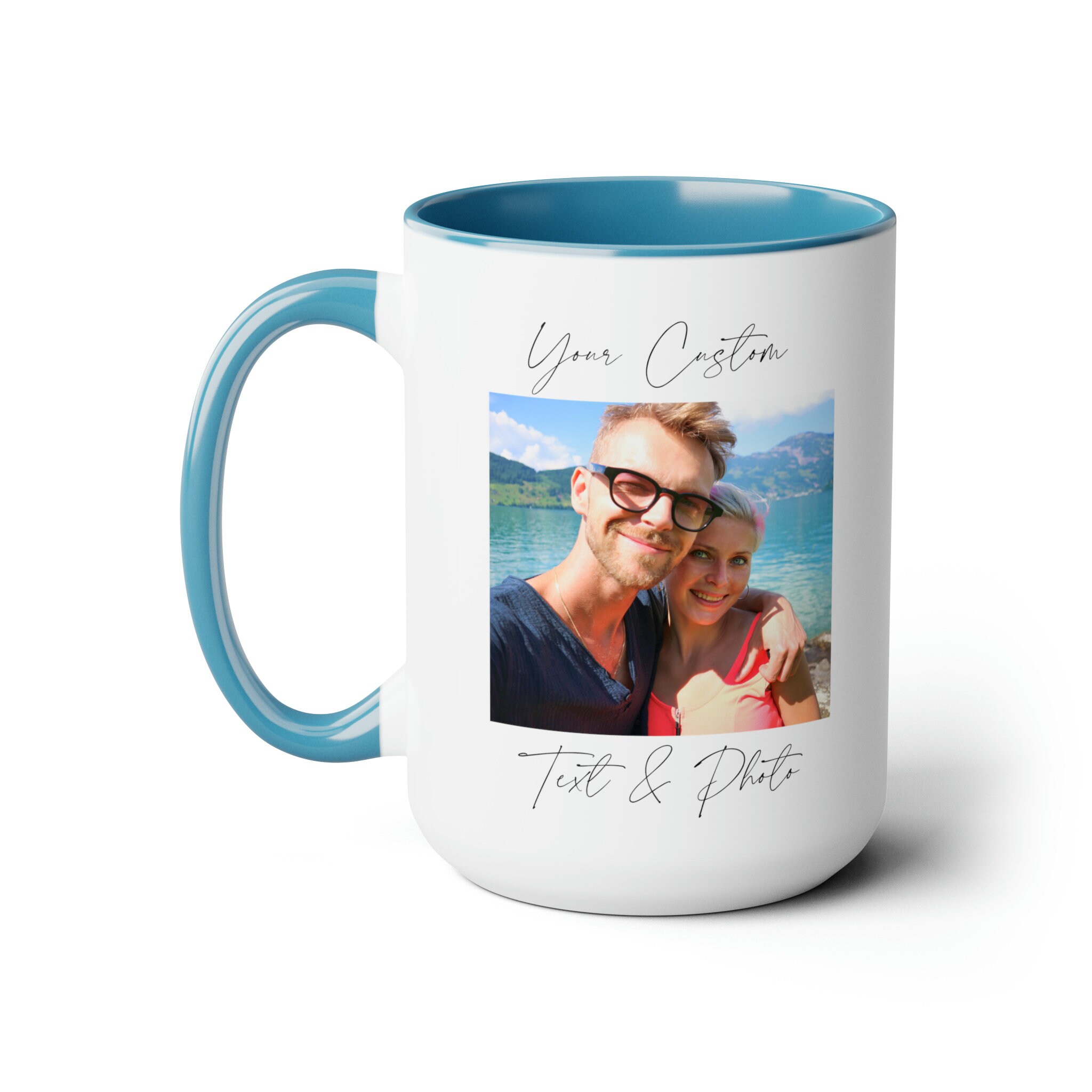 Concept Graphics Personalised Photo Coffee Mug – Custom Print Your Image, White Ceramic, UK Made