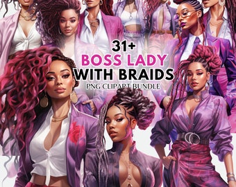 Fashion Girl Clipart Black Lady Boss Clipart Business Woman Clipart Beauty clipart PNG Girl Boss Clipart Fashion Clipart Commercial Use