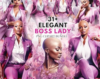 Fashion Girl Clipart Black Lady Boss Clipart Business Woman Clipart Beauty clipart PNG Girl Boss Clipart Fashion Clipart Commercial Use