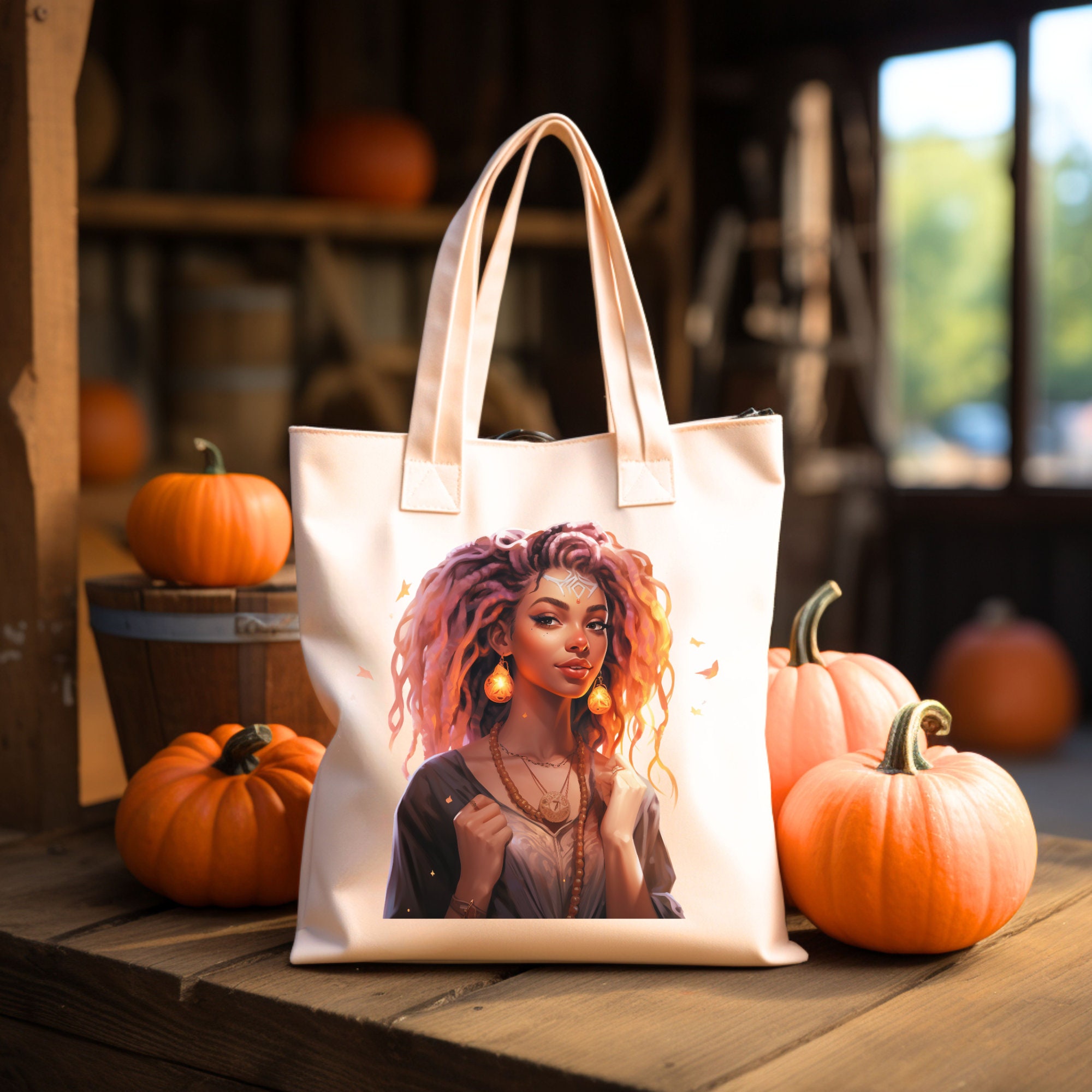 Spooky Vibes Black Woman Clipart - Pastel Halloween, Black Girl Magic ...