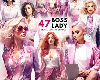 Fashion Girl Clipart Lady Boss Clipart Business Woman Clipart Beauty clipart PNG Girl Boss Clipart Fashion Clipart Commercial Use