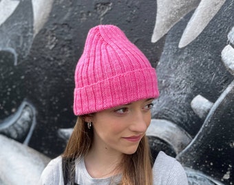 Ribbed Beanie Knitting Pattern: Unisex Design, Child to Adult Sizes (PDF Pattern)