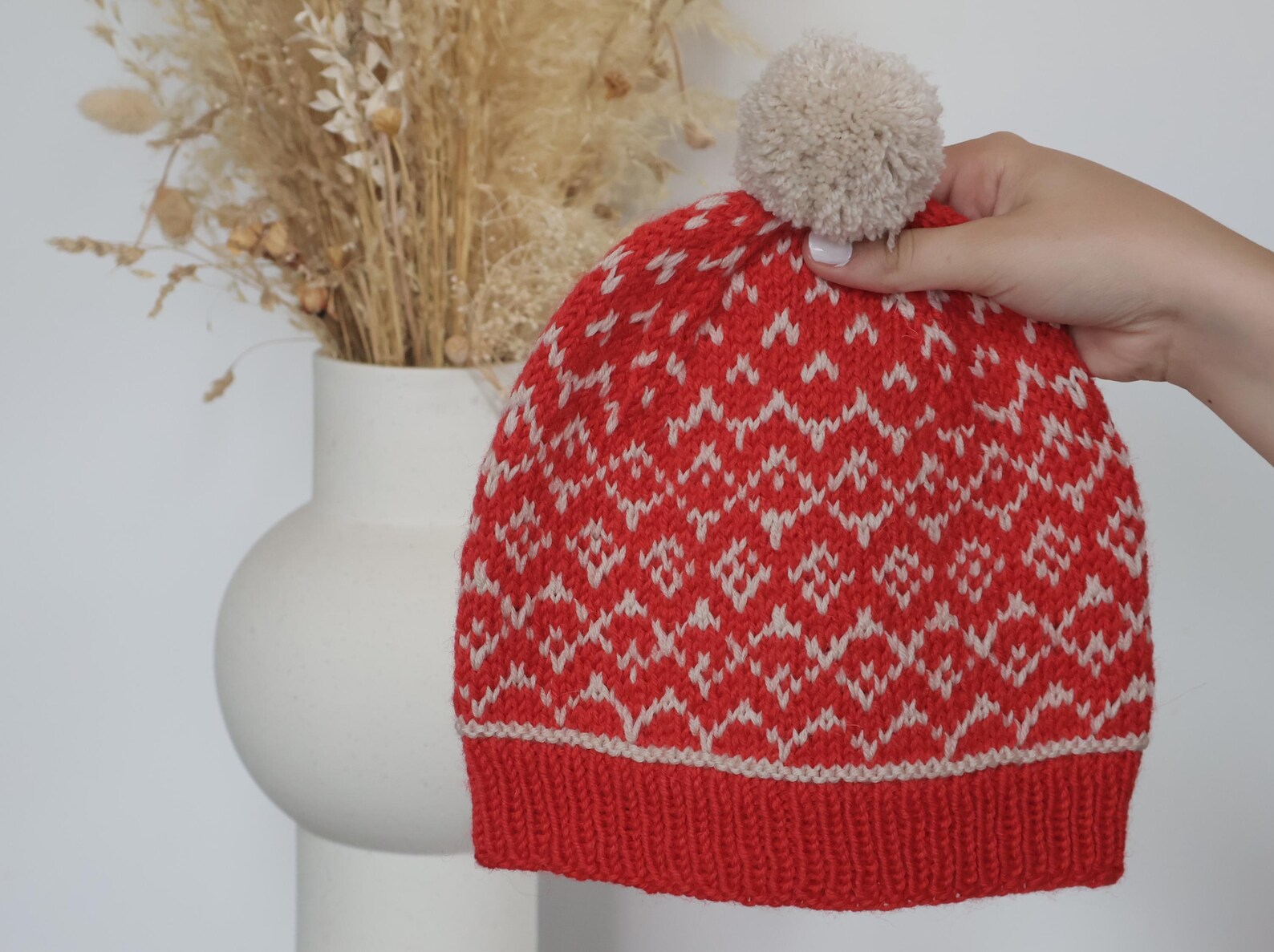Alba Beanie Hat Pattern / Digital PDF Pattern / Stranded Colourwork - Etsy