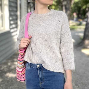 MODELLO per maglia larga/Scarica PDF immediato in inglese/Mohair