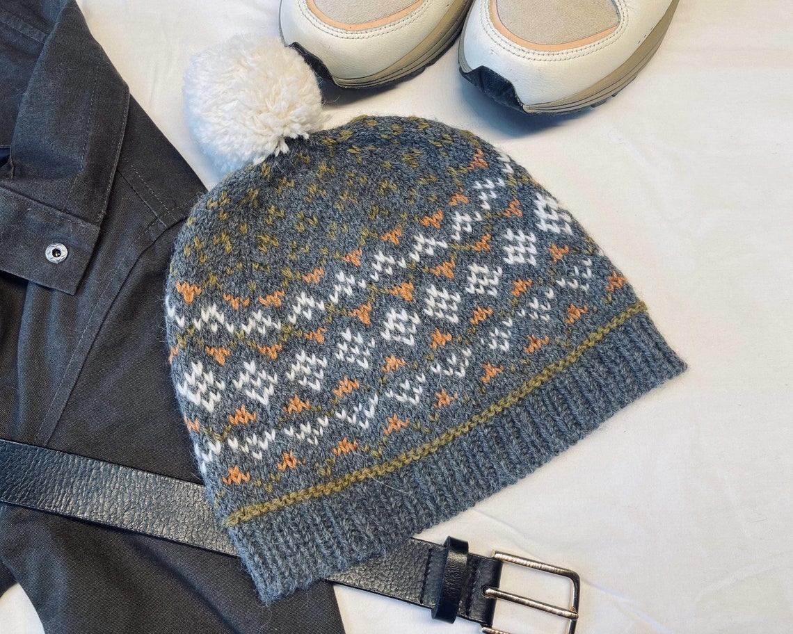 Alba Beanie Hat Pattern / Digital PDF Pattern / Stranded Colourwork - Etsy
