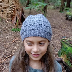 Winnie Children's Beanie Knitting Pattern, DK Yarn (PDF Download)