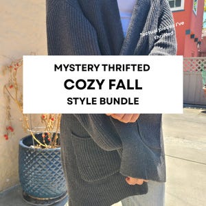 Personalized Comfy Fall Thrift Mystery Style Bundle | 3-10 Piece Wardrobe Refresh | Personalized Clothing Bundle | Midsize Capsule Wardrobe
