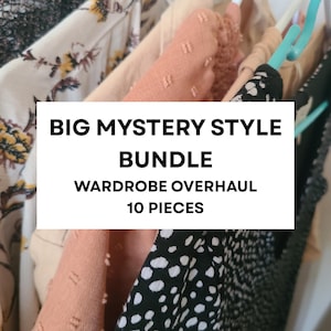 Big Mystery Thrifted Style Bundle | 10-Piece Curated Thrifted Clothing Capsule for Midsized Women | Personalized Clothing Bundle