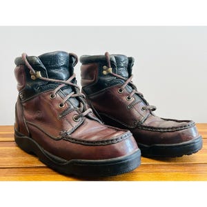 Botas de trabajo de cuero Clarks Irish Setter para hombre, talla 8.5