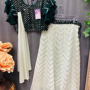 Little Girls -  party wear lehanga set