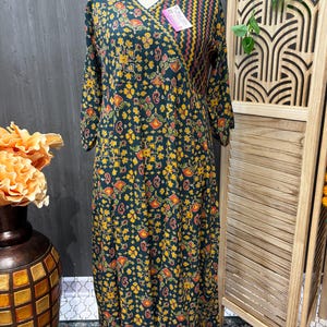 Plus size -Anarkali Pure Cotton Kurti with Angarkha Style