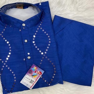 Mens kurta - Blue Kurta and Blue Pajama