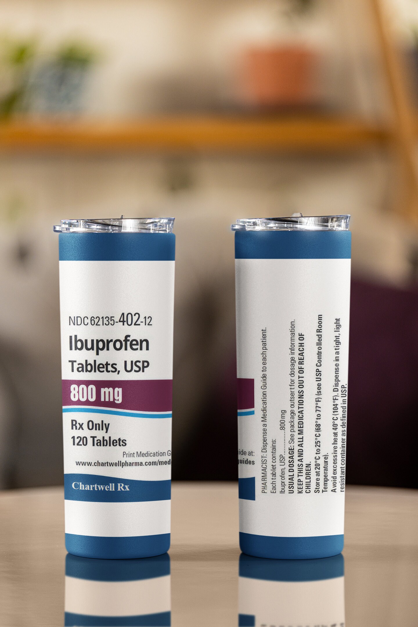 Ibuprofen 800mg Tumbler Wrap PNG 20 Oz Skinny Tumbler Etsy