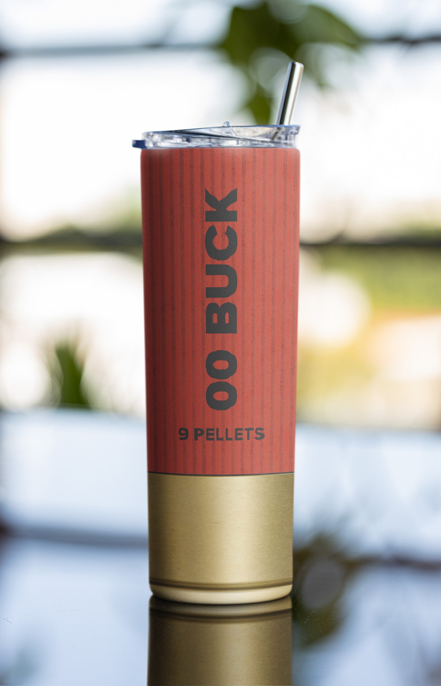 Shotgun Shell 00 Buckshot Red Tumbler Wrap PNG, 20 Oz Skinny Seamless ...