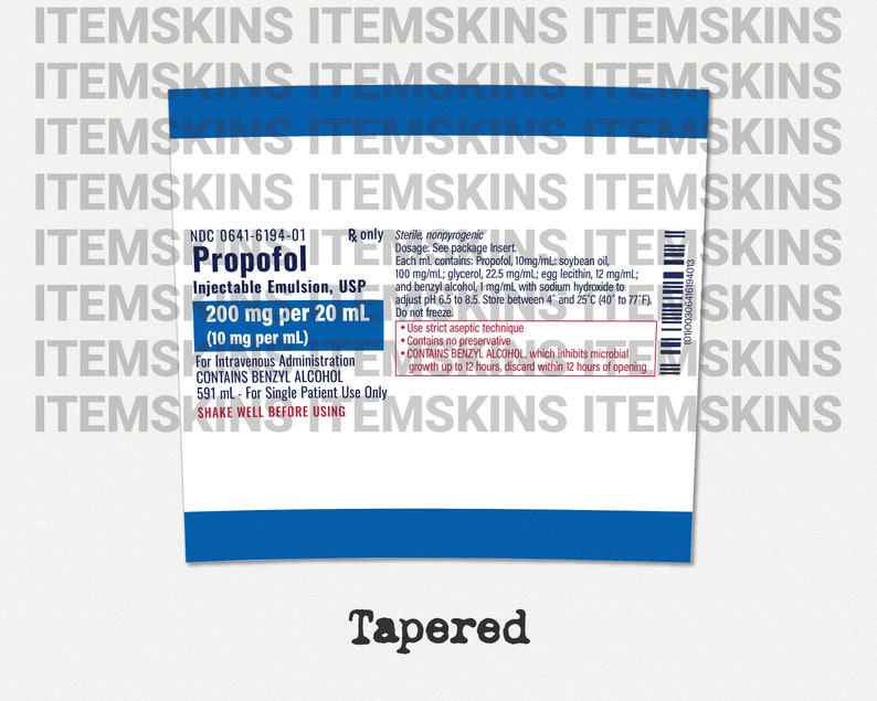 Propofol tumbler wrap PNG, 20 oz skinny anesthesiology tumbler sublimation design digital download, Straight tumbler PNG. image 8